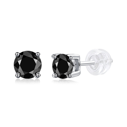 925 Sterling Silver .25ct Diamond Stud Earrings
