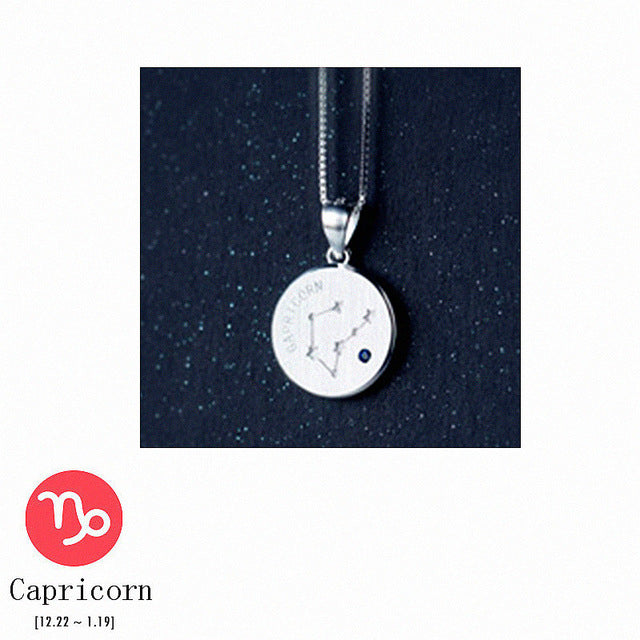 925 Sterling Silver Zodiac Necklace