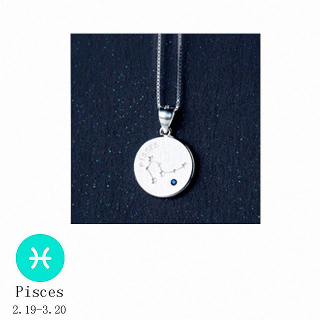 925 Sterling Silver Zodiac Necklace