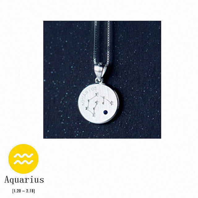925 Sterling Silver Zodiac Necklace