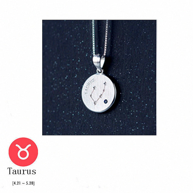 925 Sterling Silver Zodiac Necklace